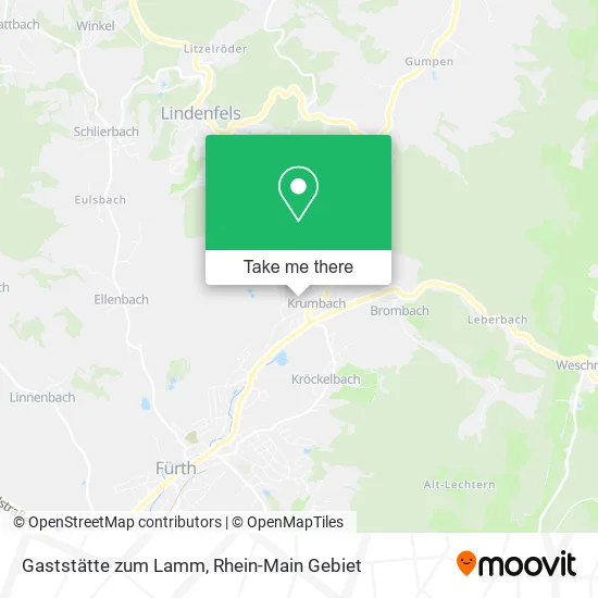 Карта Gaststätte zum Lamm