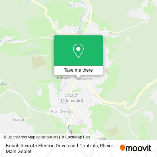Bosch Rexroth Electric Drives and Controls map