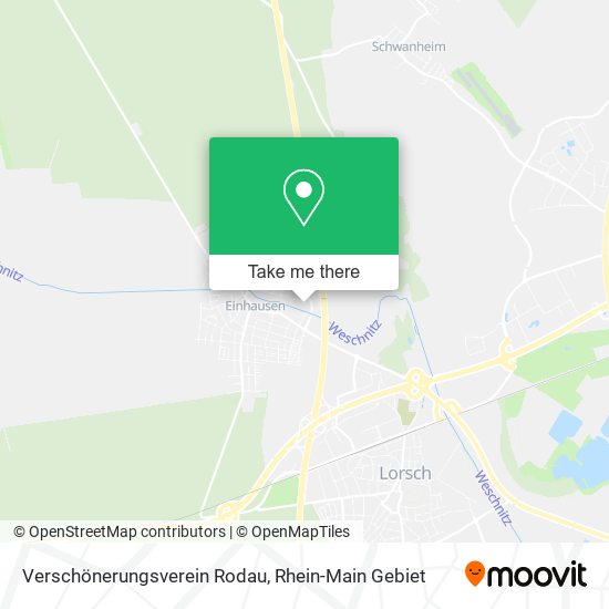 Verschönerungsverein Rodau map