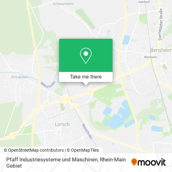 Карта Pfaff Industriesysteme und Maschinen