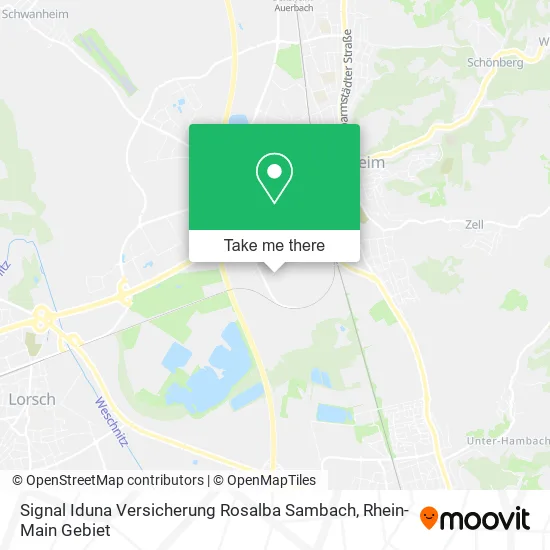 Signal Iduna Versicherung Rosalba Sambach map