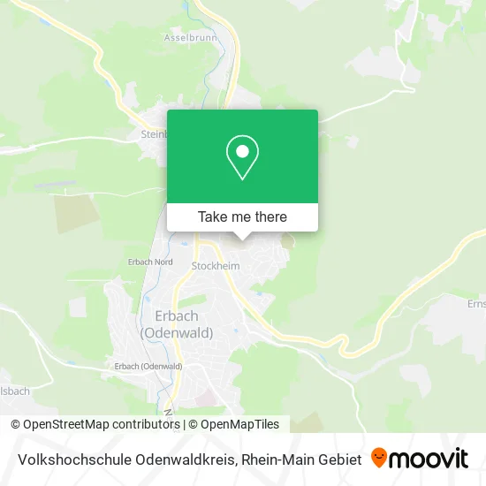 Карта Volkshochschule Odenwaldkreis