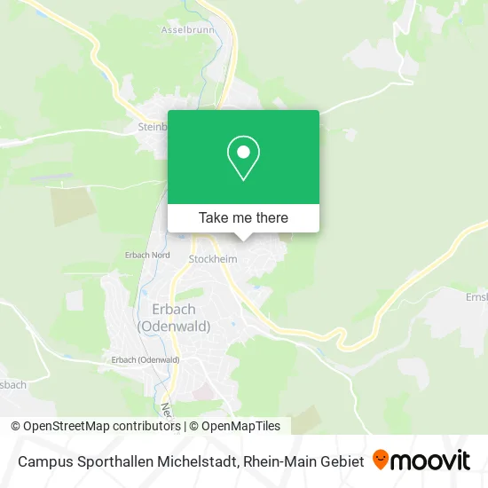 Карта Campus Sporthallen Michelstadt
