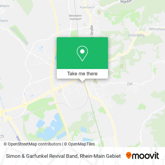 Simon & Garfunkel Revival Band map