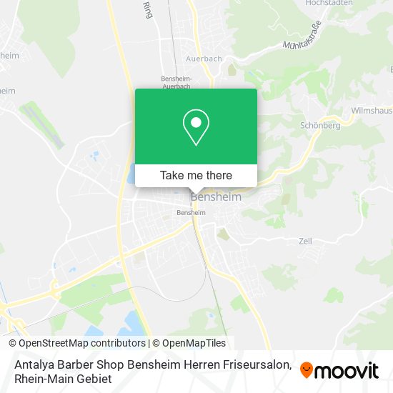 Antalya Barber Shop Bensheim Herren Friseursalon map