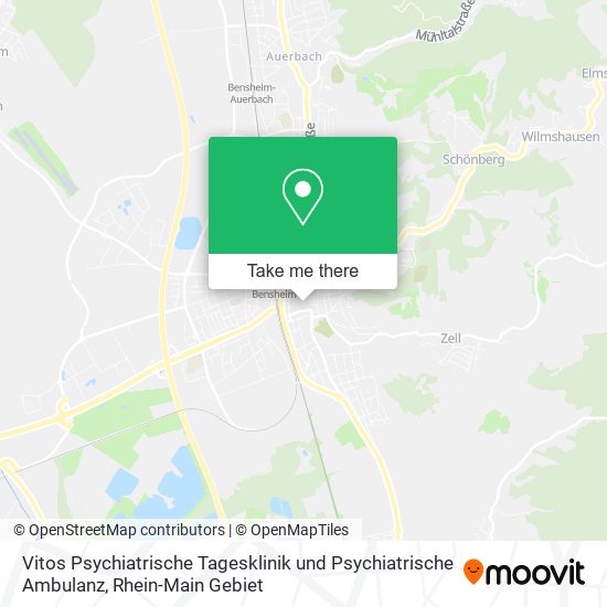 Карта Vitos Psychiatrische Tagesklinik und Psychiatrische Ambulanz