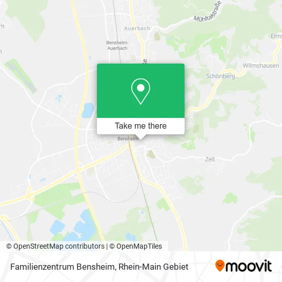 Карта Familienzentrum Bensheim