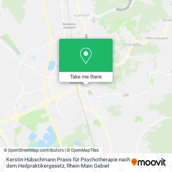 Kerstin Hübschmann Praxis für Psychotherapie nach dem Heilpraktikergesetz map