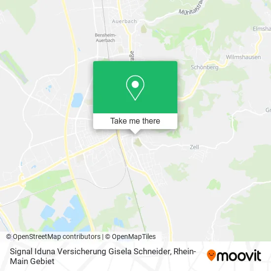 Карта Signal Iduna Versicherung Gisela Schneider