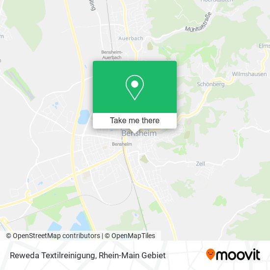 Карта Reweda Textilreinigung