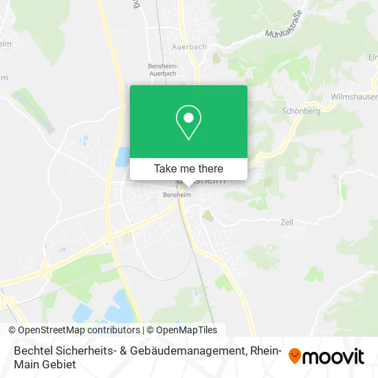 Карта Bechtel Sicherheits- & Gebäudemanagement