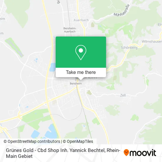 Карта Grünes Gold - Cbd Shop Inh. Yannick Bechtel
