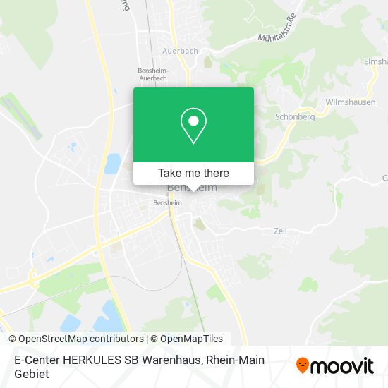 E-Center HERKULES SB Warenhaus map