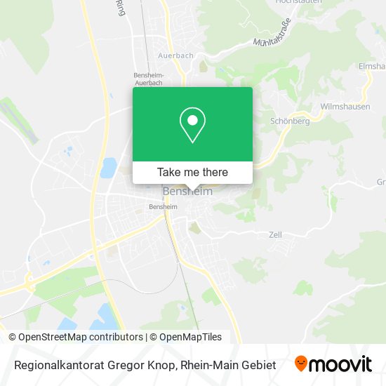 Карта Regionalkantorat Gregor Knop