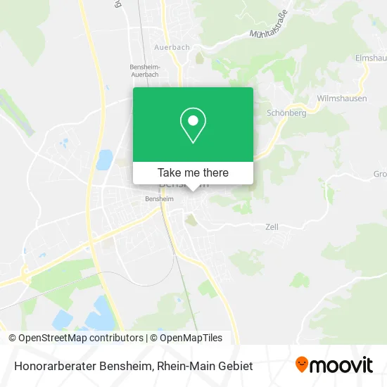 Карта Honorarberater Bensheim