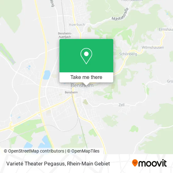 Карта Varieté Theater Pegasus