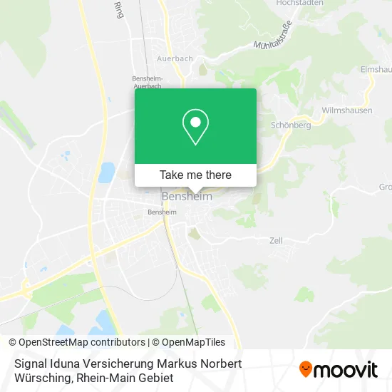 Карта Signal Iduna Versicherung Markus Norbert Würsching
