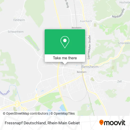 Карта Fressnapf Deutschland