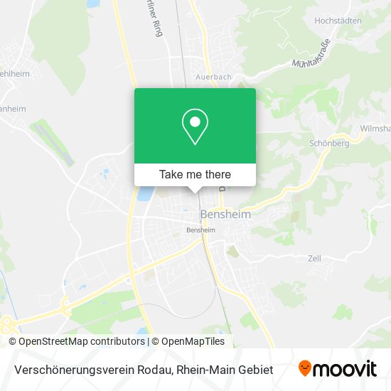 Verschönerungsverein Rodau map