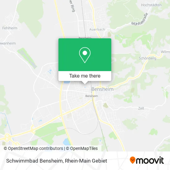 Карта Schwimmbad Bensheim