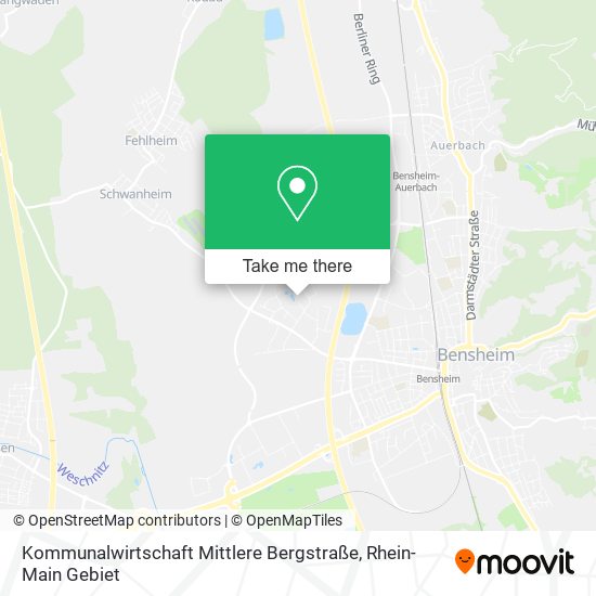 Kommunalwirtschaft Mittlere Bergstraße map