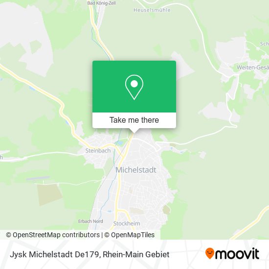 Jysk Michelstadt De179 map