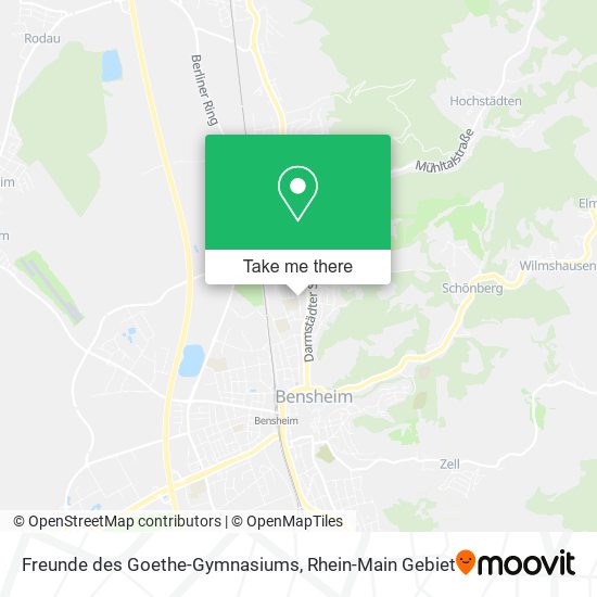 Freunde des Goethe-Gymnasiums map