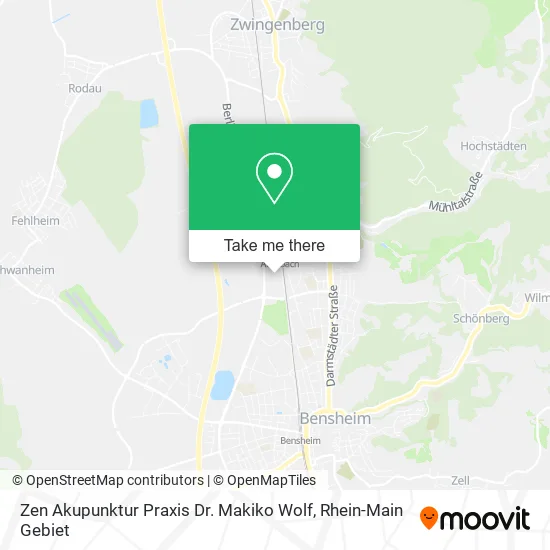 Карта Zen Akupunktur Praxis Dr. Makiko Wolf