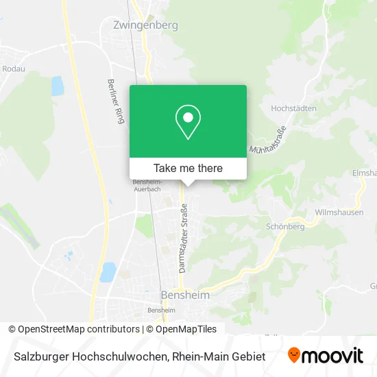 Карта Salzburger Hochschulwochen