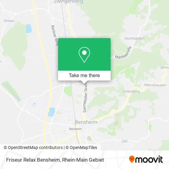 Карта Friseur Relax Bensheim
