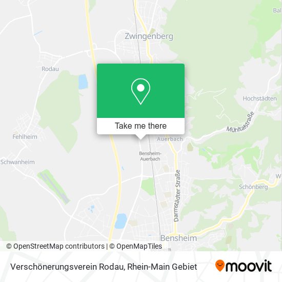 Verschönerungsverein Rodau map