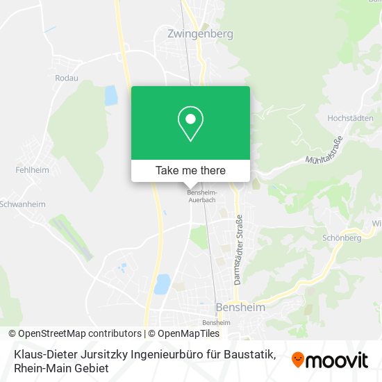 Klaus-Dieter Jursitzky Ingenieurbüro für Baustatik map