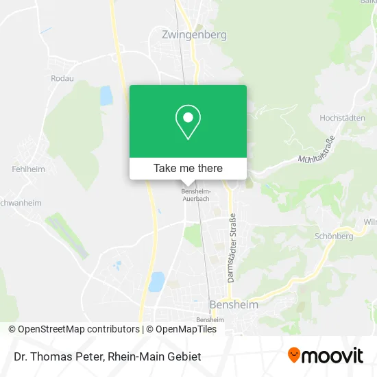 Карта Dr. Thomas Peter