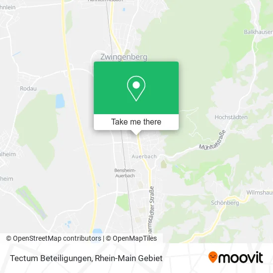 Карта Tectum Beteiligungen