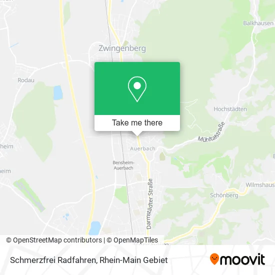 Карта Schmerzfrei Radfahren