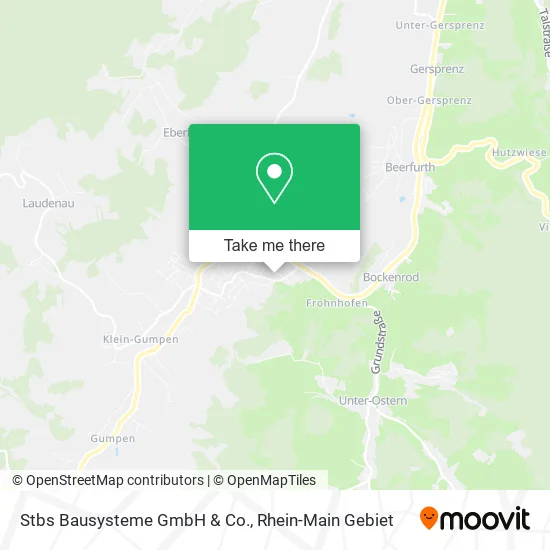 Карта Stbs Bausysteme GmbH & Co.