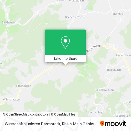 Wirtschaftsjunioren Darmstadt map