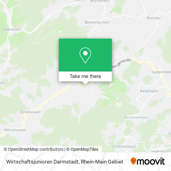 Карта Wirtschaftsjunioren Darmstadt