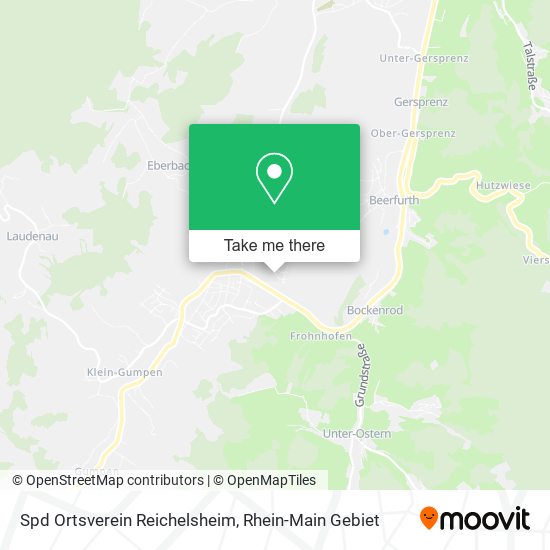 Spd Ortsverein Reichelsheim map