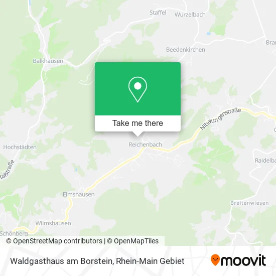 Карта Waldgasthaus am Borstein