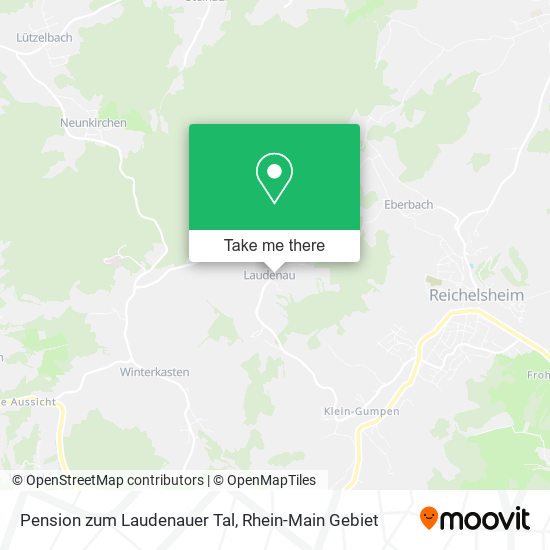 Карта Pension zum Laudenauer Tal