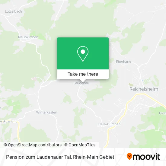 Карта Pension zum Laudenauer Tal
