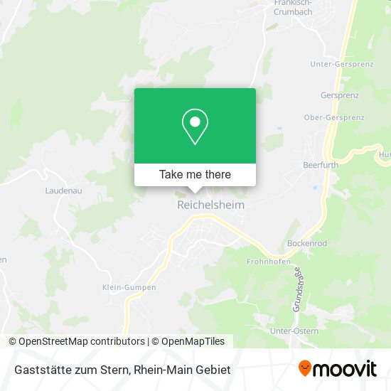 Карта Gaststätte zum Stern