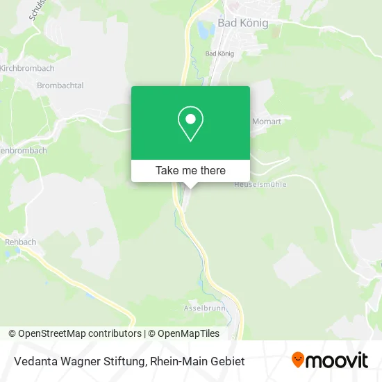 Карта Vedanta Wagner Stiftung
