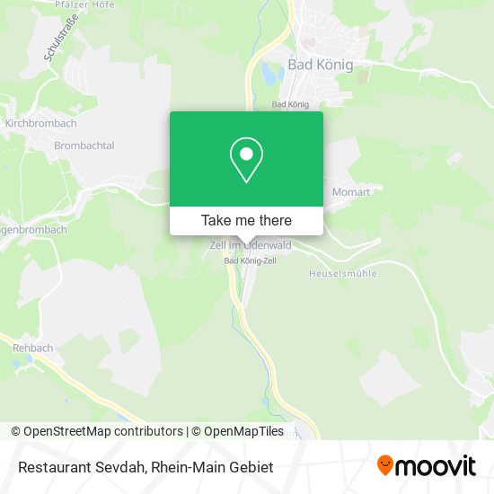 Карта Restaurant Sevdah