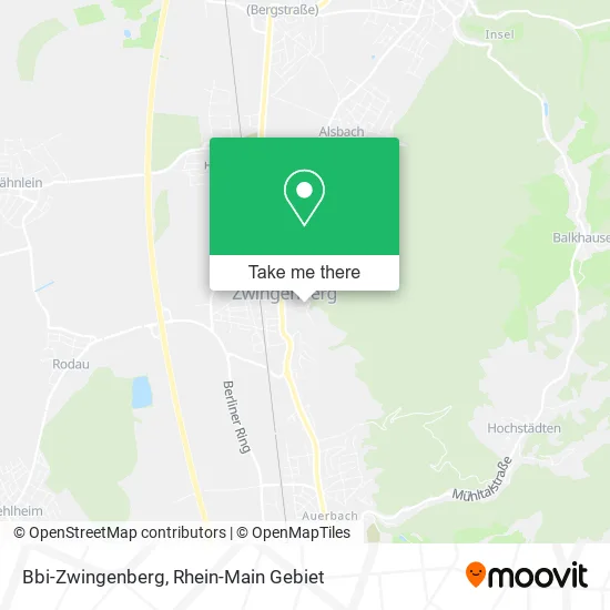 Карта Bbi-Zwingenberg