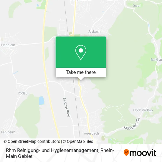 Карта Rhm Reinigung- und Hygienemanagement