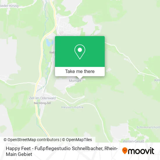 Карта Happy Feet - Fußpflegestudio Schnellbacher