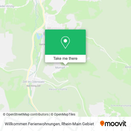 Willkommen Ferienwohnungen map