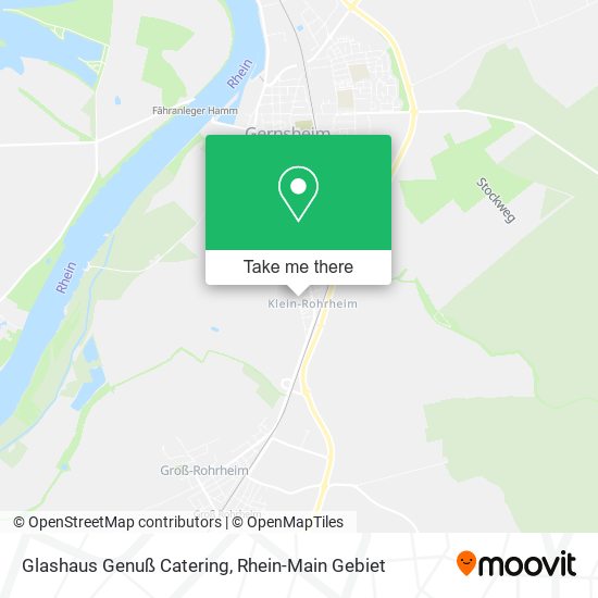 Glashaus Genuß Catering map